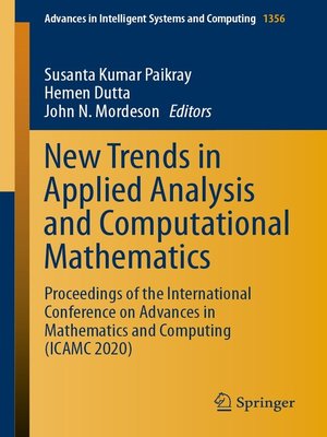 cover image of New Trends in Applied Analysis and Computational Mathematics